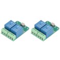 thumbnail image 1 of Relay Module, 2 Channel USB Relay Module PC Control PCB Overcurrent  Plug and Play  for Electrical Supplies, 1 of 7