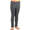 thumbnail image 2 of TeeHee Kids Girls Fleece Inner Brushed Leggings 3 Pack (3-5 Years, Grey_Navy_Black), 2 of 10