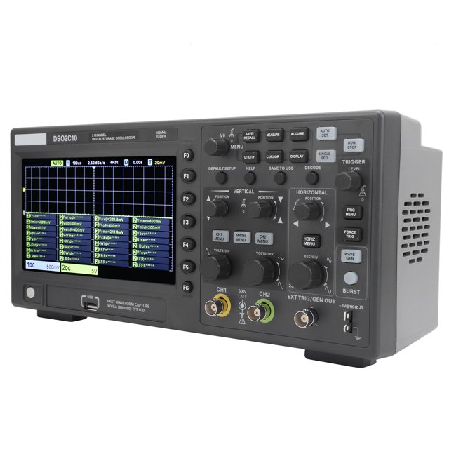 Osciloscopio De Almacenamiento Digital DSO2C10, Osciloscopios De Laboratorio, Herramienta De Mantenimiento Electrónico De 2 Canales, Consumo De Energía De Ancho De Banda