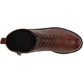 thumbnail image 5 of Sam Edelman Garret Dark Brown Leather Lace Up Moto Platform Combat Ankle Boot (10.5, Dark Brown), 5 of 8