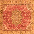 thumbnail image 1 of Ahgly Company Indoor Square Persian Orange Traditional Area Rugs, 7' Square, 1 of 4