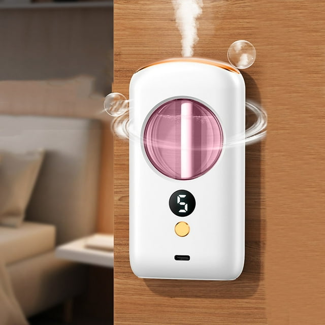 Xihbxyly Difusor de Aroma, Dispensador Automático Inteligente de Niebla, Pantalla Led con Carga Tipo C, Liberación Eficiente de Aroma con Capacidad de 40 Ml, Ideal para Uso En Casa o En La Oficina, S