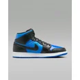 thumbnail image 3 of Ni - ke NEW Men's Size 10-11 Ni - ke Air Jordan 1 Mid AJ1 Black Royal Blue Shoes DQ8426-042, 3 of 5
