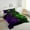 Green Purple, variant on Erosebridal Geometric Buffalo Bedding Twin Comforter Set,Black Blue Down Comforter,Futuristic Cubes Bedding Sets Twin With Comforter,Microfiber Plaid Room Decoration,Reversible,2-Piece