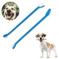 thumbnail image 3 of 2 Pc Dog Cat Toothbrush Pet Dual Headed Dental Hygiene Clean Extra Soft Bristles, 3 of 4