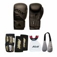 thumbnail image 1 of Kit de Guantes Para Boxeo Strong Negro 10 OZ Adx Strong, 1 of 4