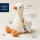 thumbnail image 3 of Peluche Itzy Ritzy Snuggles Goose para bebés, niños y adultos, 3 of 7