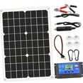 thumbnail image 4 of Kit De Panel Solar Portátil Con Controlador De Carga Solar Para Pesca En Vehículos Recreativos, 4 of 8