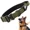 Armygreen, variant on Jumpress Heavy Duty Tactical Dog Collar for Medium Dogs 1.5 Inch Wide, Escape-Proof Airtag Dog Collar with Soft Handle (Brown, M)