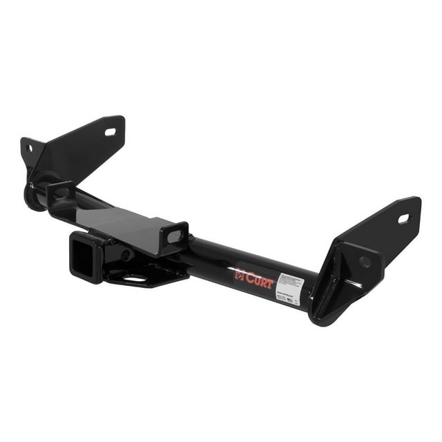 CURT 13365 Trailer Hitch Rear Class III; Round Tube; 2 Inch Receiver; 6000 Pound Weight Carrying Capacity/ 600 Pound Tongue Weight; 10000 Pound Weight Distributing Capacity/ 1000 Pound Tongue Weight