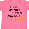 thumbnail image 4 of Inktastic I Love My Pops to the Moon and Back Boys or Girls Baby Bodysuit, 4 of 5