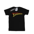 thumbnail image 1 of DC Comics Mens Superman Telescopic Crackle Logo T-Shirt, 1 of 5