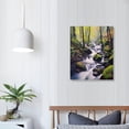 thumbnail image 3 of Nawypu Beautiful Sceneries World Flowing Water In Jungle Poster Canvas Poster Wall Art Decor Print Picture Paintings for Living Room Bedroom Decoration Frame, 3 of 4
