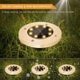 thumbnail image 2 of 2Pcs Solar Outdoor Lights, Garden Solar Lights Outdoor Waterproof Pathway Lights Outdoor Lighting Decor Bright In-Ground Lights for Lawn, Patio, Yard, Driveway, Step and Walkway, 2 of 9