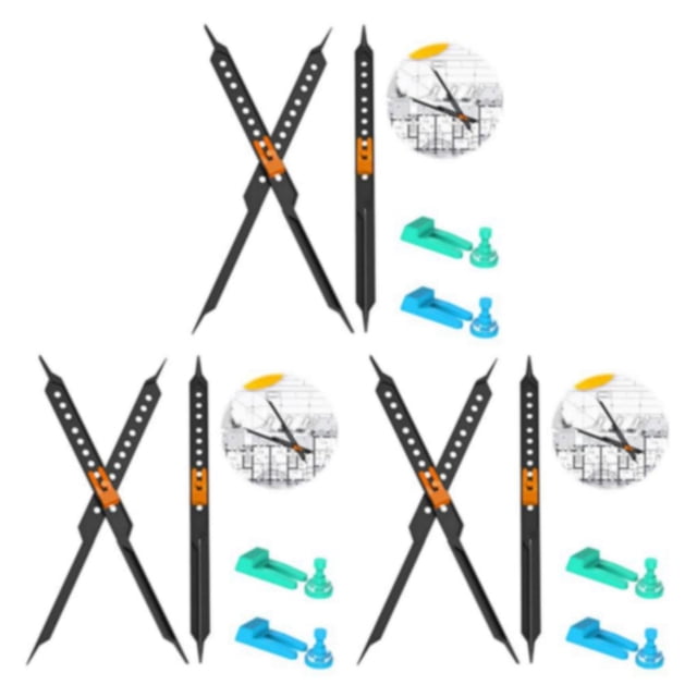 Guardoinrt Plastic Master Proportions Like Pro Scale Divider Drawing Tool Portable And Anti-Scratch Easy 3Set