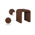 thumbnail image 2 of Meridian Furniture Toulon Brown Oak Veneer End Table, 2 of 7