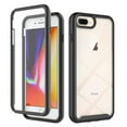 thumbnail image 1 of iPhone 7 Plus/8 Plus Case with Built in Screen Protector,Dteck Full-Body Shockproof Rubber Hybrid Protection Crystal Clear PC Back Protective Phone Case Cover for Apple iPhone 7 Plus/8 Plus,Black, 1 of 6