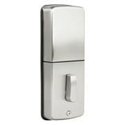 Brinks Single Cylinder Electronic Touchscreen Deadbolt, Satin Nickel Finish