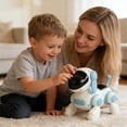 thumbnail image 2 of Agiufgs Interactive Electric Robot Dog Toy, 6.7in Long with Lights & Sounds, Encourages Imaginative Play for Kids, Perfect STEM Toy for Toddlers Age 3+, 2 of 6