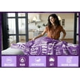 thumbnail image 7 of XZYG Aunt Gifts from Niece Nephew Best Auntie Ever Gifts Blanket for Aunt Birthday Gifts Flannel Blankets for Women Purple(40*50inch), 7 of 7