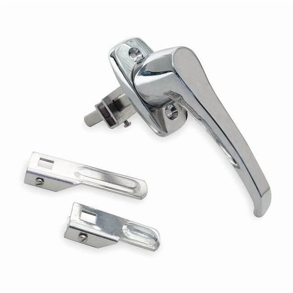 Manufacturer Varies Cam Latch, Nonlocking, Chrome, L Handle 1XNZ6