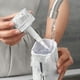 thumbnail image 5 of Botella de champú y loción con bomba manual, cilindro transparente de 250 ml, contenedor portátil rellenable para jabón líquido y aceite de masaje, de larga duración, para oficina, plástico, 5 of 5