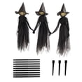 thumbnail image 1 of POINTERTECK Halloween Hand in Hand Witch Ghost House Atmosphere Sound Control Courtyard Decoration Luminous Props Clothes, 1 of 4