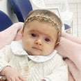 thumbnail image 5 of Baby Girl Floral Headbands- 3pcs Nylon Headband Handmade Flower Crown Elastic Hairband Newborn Toddler Hair Accessories Gifts for Girls, 5 of 7