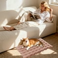 thumbnail image 6 of Self-Heating Thermal Dog Bed Mat for Indoor and Feral Cats, Plush Pet Warming Pad with Non-Slip Bottom, Easy to Clean, 50x35cm, 6 of 6