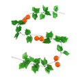 thumbnail image 4 of GROWTH TANK Artificial Flower Greenery Rattan Hanging Plant Fake Rattan for Home Wedding Tangerine, 4 of 9