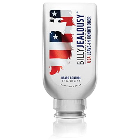 Billy Jealousy USA Leave-In Conditioner Beard Control With Witch Hazel, Softens and Smooths, 8 Fl Oz