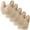 Khaki (New Upgrade), variant on 5 Pack Women's Bras Lace No Underwire Push Up Bra Comfy Wide Strap Wireless Anti Sagging Underwear Bralette Khaki XXL