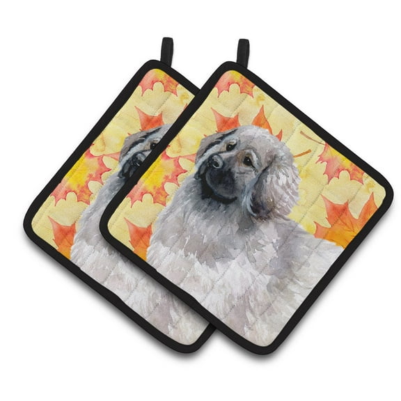 Caroline's Treasures Moscow Watchdog Fall Pair of Pot Holders