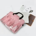 thumbnail image 5 of 16" Laptop Briefcase for Work Travel Laptop Shoulder Bag Carrying Handbag Laptop Case Christmas Forest with Snowmen, 5 of 8