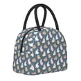 thumbnail image 2 of Vsdgher Insulated Lunch Bag Simple Bento Cooler Bag Lunch Tote Bag , Suitable for picnics, school, work (Cute Rabbit Print ), 2 of 5