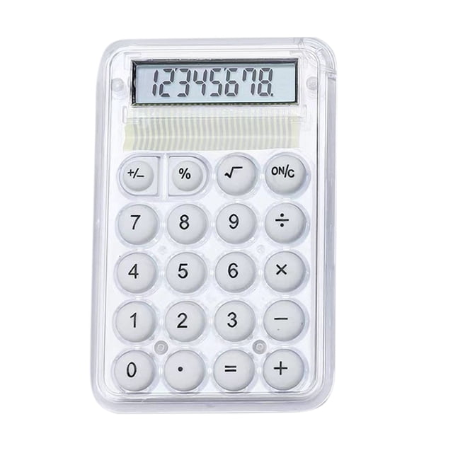 Ohufall High Color Cute Mini Calculator Portable Small Basic Calculators For Students School And Office