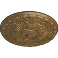 thumbnail image 3 of Ekena Millwork 15 3/4"OD x 5/8"P Amelia Ceiling Medallion (Fits Canopies up to 4 1/8"), Hand-Painted Rubbed Bronze, 3 of 6
