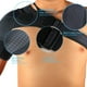 thumbnail image 5 of Jumpingount Mujeres hombro Brace entrenamiento ejercicio manga de compresión ajustable gimnasio hombros soporte muscular Protector equipo deportivo Protección de la piel Negro Azul M Tipo 2 Jumpingount CE014880-03, 5 of 6