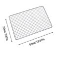 thumbnail image 3 of Grill Rack Food Grade Wire Grill Grates Replacement Fine Mesh Grill Net Galvanized Polished Grill Mesh Grilling, 3 of 5