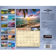 2026 Hawaii Wall Calendar 16-Month X-Large Size 14x22, Beach Calendar by The KING Company-Monster Calendars
