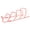 Red, variant on Agility Speed Training Agility Hurdles for Athletes, 5 Pack Speed and Agility Training Soccer Football Hurdles Training