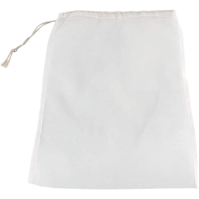 HUGFEGWE Sacs de Brassage, 100 Pcs Sacs en Maille Fine Réutilisables de Qualité Alimentaire avec Cordon, 3 Tailles pour Presse à Vin Cidre de Fruits Pommes Raisin, Sac de Brassage de Bière, Sac de Lait de Noix, Sacs de Brassage à Froid CJB91-47243