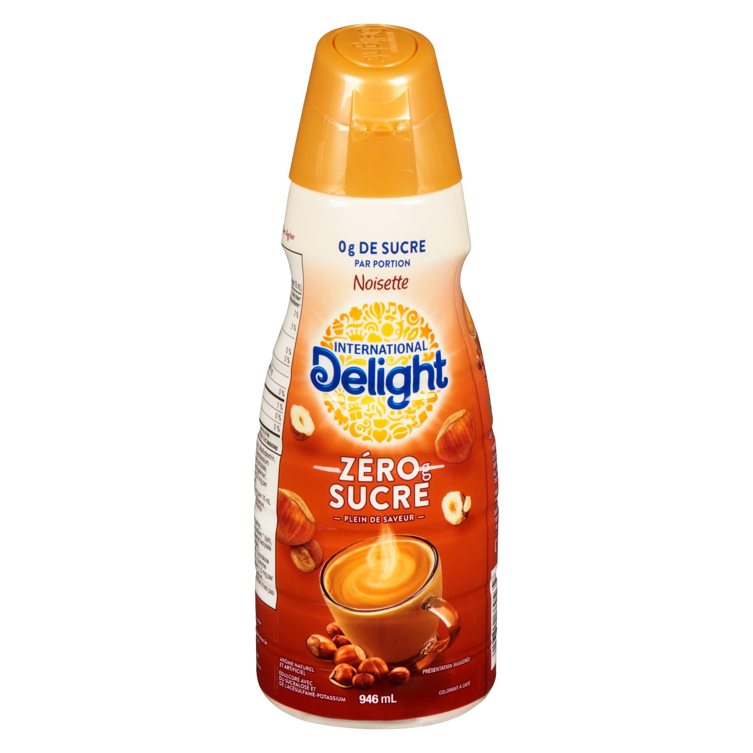 zero sugar hazelnut creamer