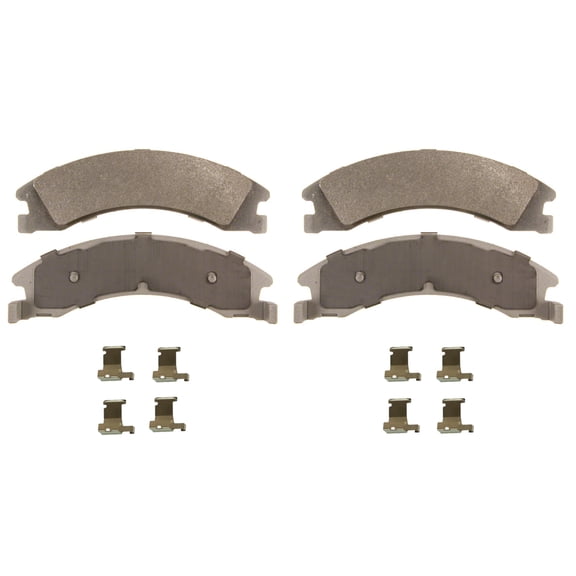 Wagner ThermoQuiet MX1329 Semi-Metallic Disc Brake Pad Set Fits select: 2008-2019,2021-2023 FORD ECONOLINE