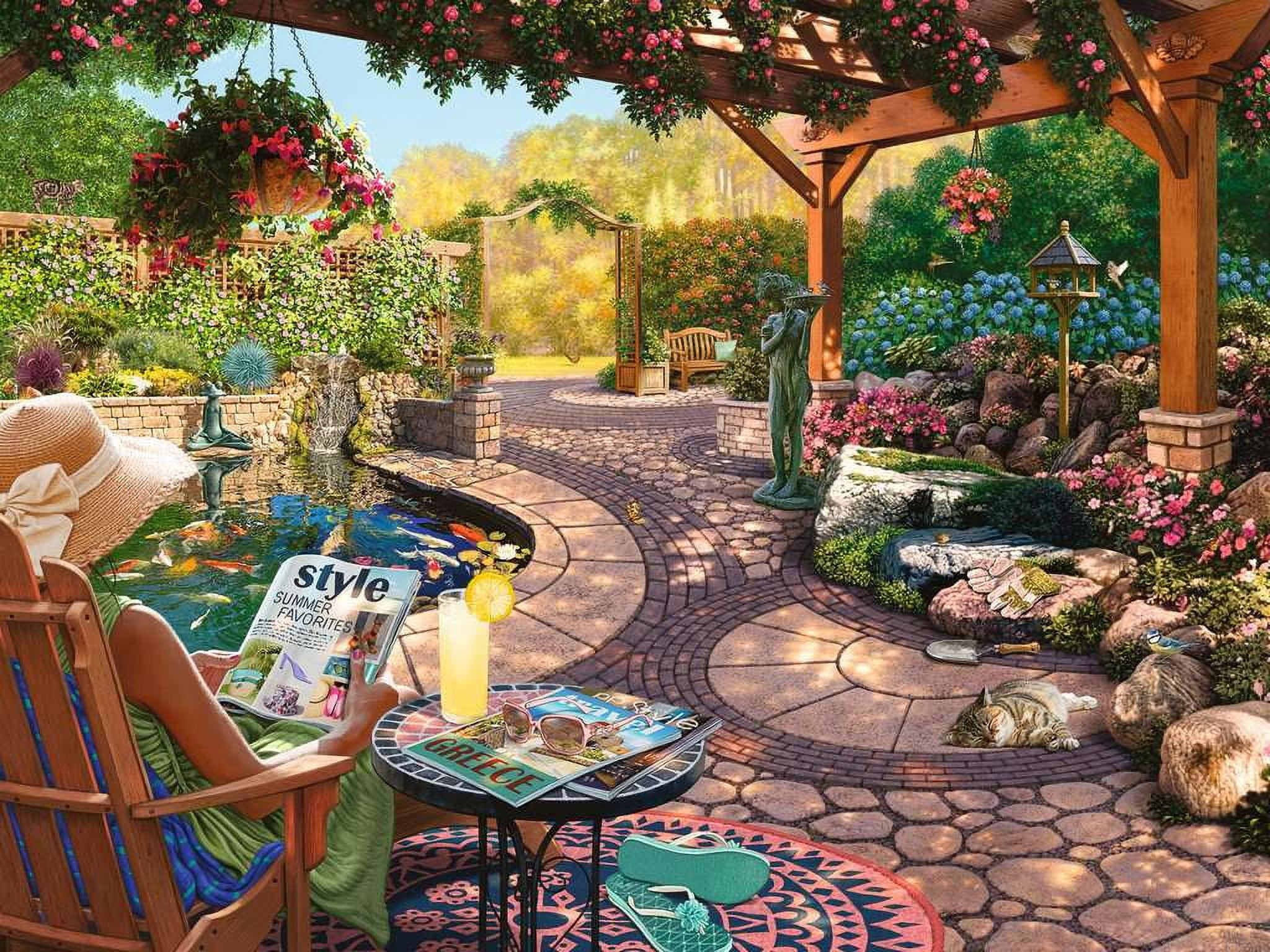 Ravensburger Cozy Backyard Bliss Jigsaw Puzzle