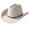 Beige, variant on Windproof Western Cap with PU Hat Belt and Wide Brims Design for Enhancing Sun Protections in Outdoor Activity Essential