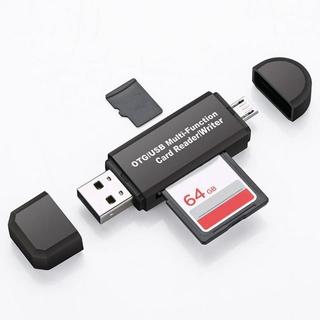 Lector de tarjetas ANGGREK USB/Micro USB para Windows10/8/7/Vista