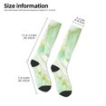 thumbnail image 2 of Sigee Green And Gold Abstract Marble for Socks for Men Women Socks Stocking Compression Socks, 2 of 6