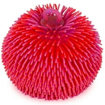 ArtCreativity Tie-Dye Puffer Stress Ball for Kids and Adults, Red and Purple Sensory Fidget Toy