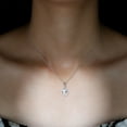 thumbnail image 4 of Rosec Jewels Elegant Infinity Pendant Necklace with Moissanite for Women - D Color VS1 Clarity, 925 Sterling Silver, 4 of 7